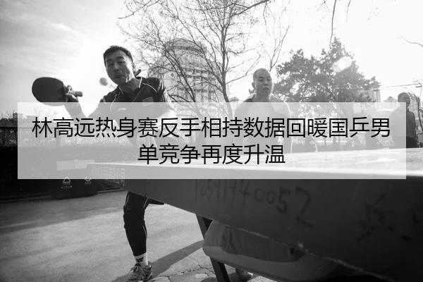 林高远热身赛反手相持数据回暖国乒男单竞争再度升温